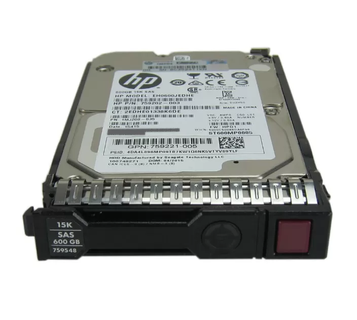 HDD HP G8 G9 600-GB 12G 15K 2.5 (759202-003)